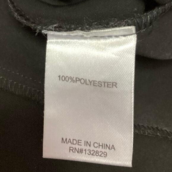 Superdown Black V Neck Zip Adjustable Strap Buckle Camisole Tank Top Size M - Picture 8 of 8